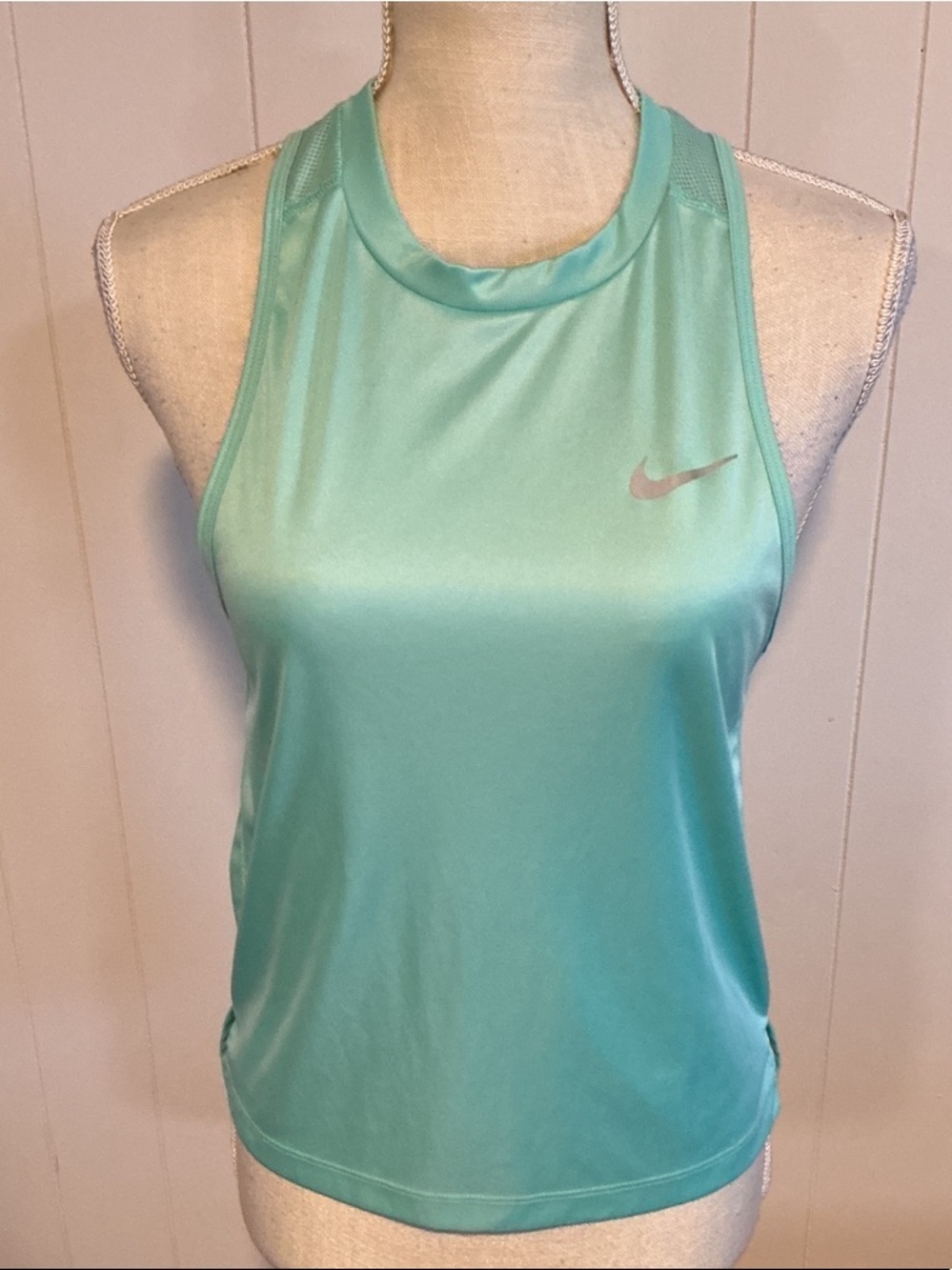 Nike Mint Green Racerback Athletic Tank Top